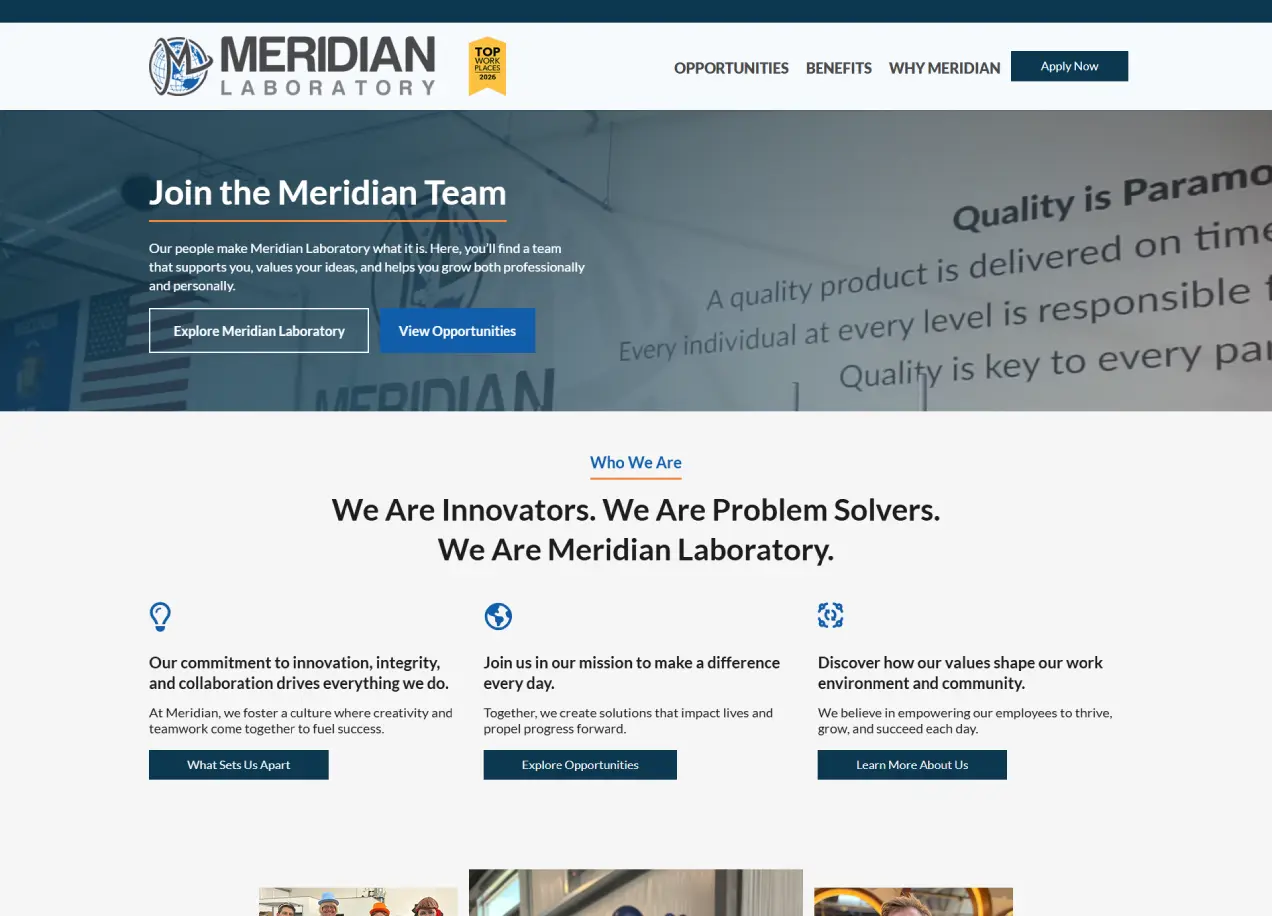 Meridian Lab Careers